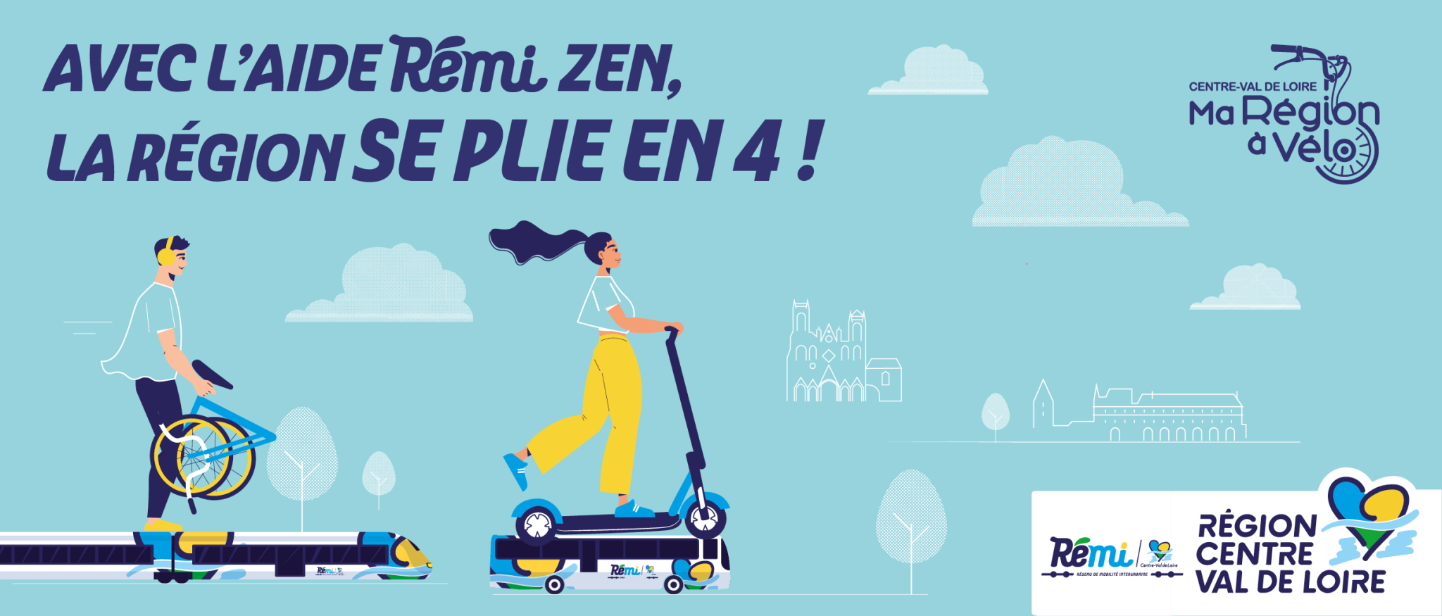 Aide Rémi Zen Vélo pliable et électrique Rémi Région CentreVal de Loire