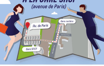 À partir du 1er septembre, déplacement de l'arrêt à la gare SNCF (avenue de Paris). La ligne 1bis ne dessert plus la gare routière d'Orléans car elle bénéficie d'un car au gaz naturel (GNV)