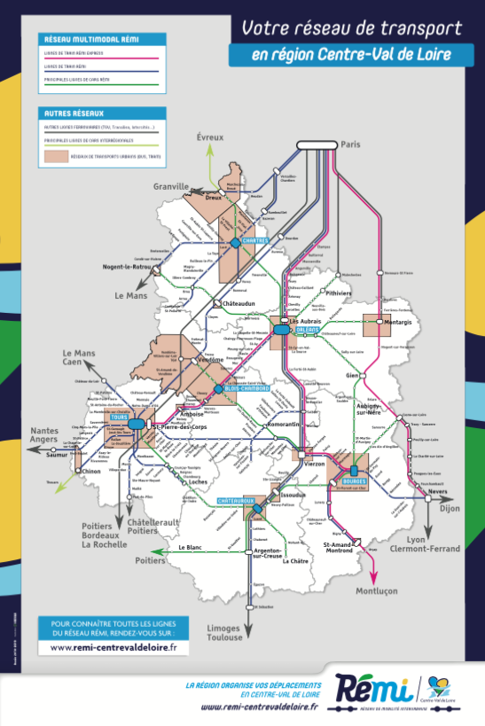 Plan Rémi régional. Sélectionner un département pour télécharger le plan Rémi correspondant au format PDF